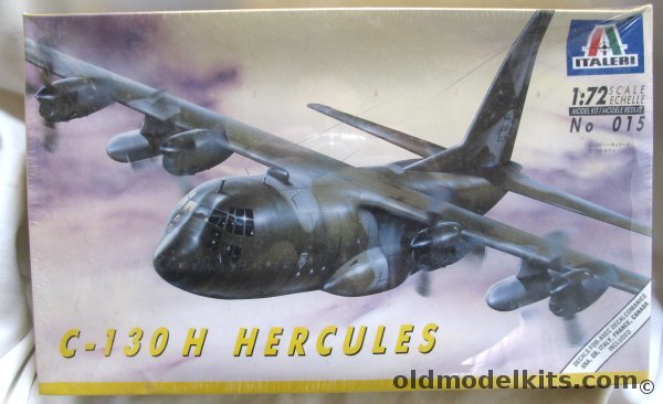 Italeri 1/72 Lockheed C-130H Hercules - USA / Great Britain (RAF)  / Italy / France / Canada (RCAF), 015 plastic model kit